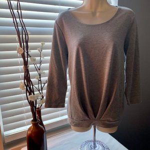 3/4 Grey Blouse